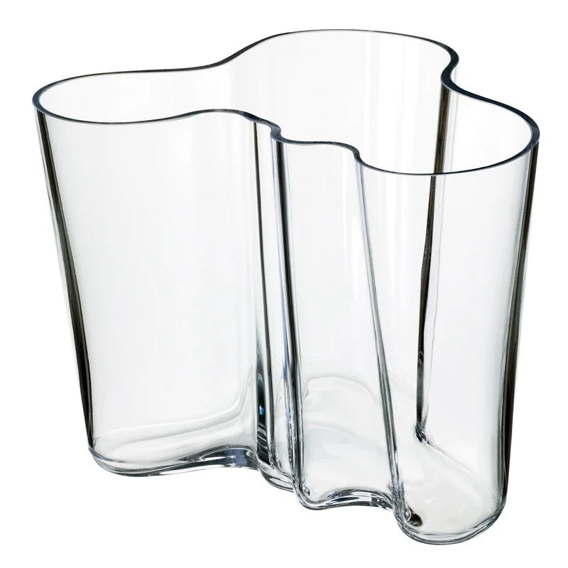 Iittala Alvar Aalto 160mm Clear Vase - Aamu.co.uk - Iittala - Aamu.co.uk