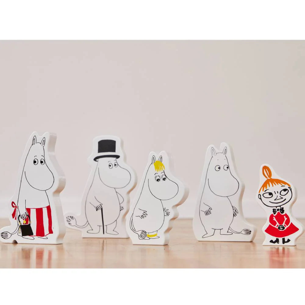 Moomin Family Wooden Figurine 5-set