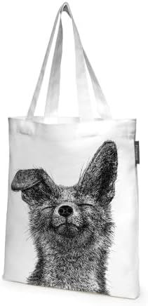 Hare And Fox Tote Bag - Finlayson - Aamu.co.uk - Finlayson - Aamu.co.uk