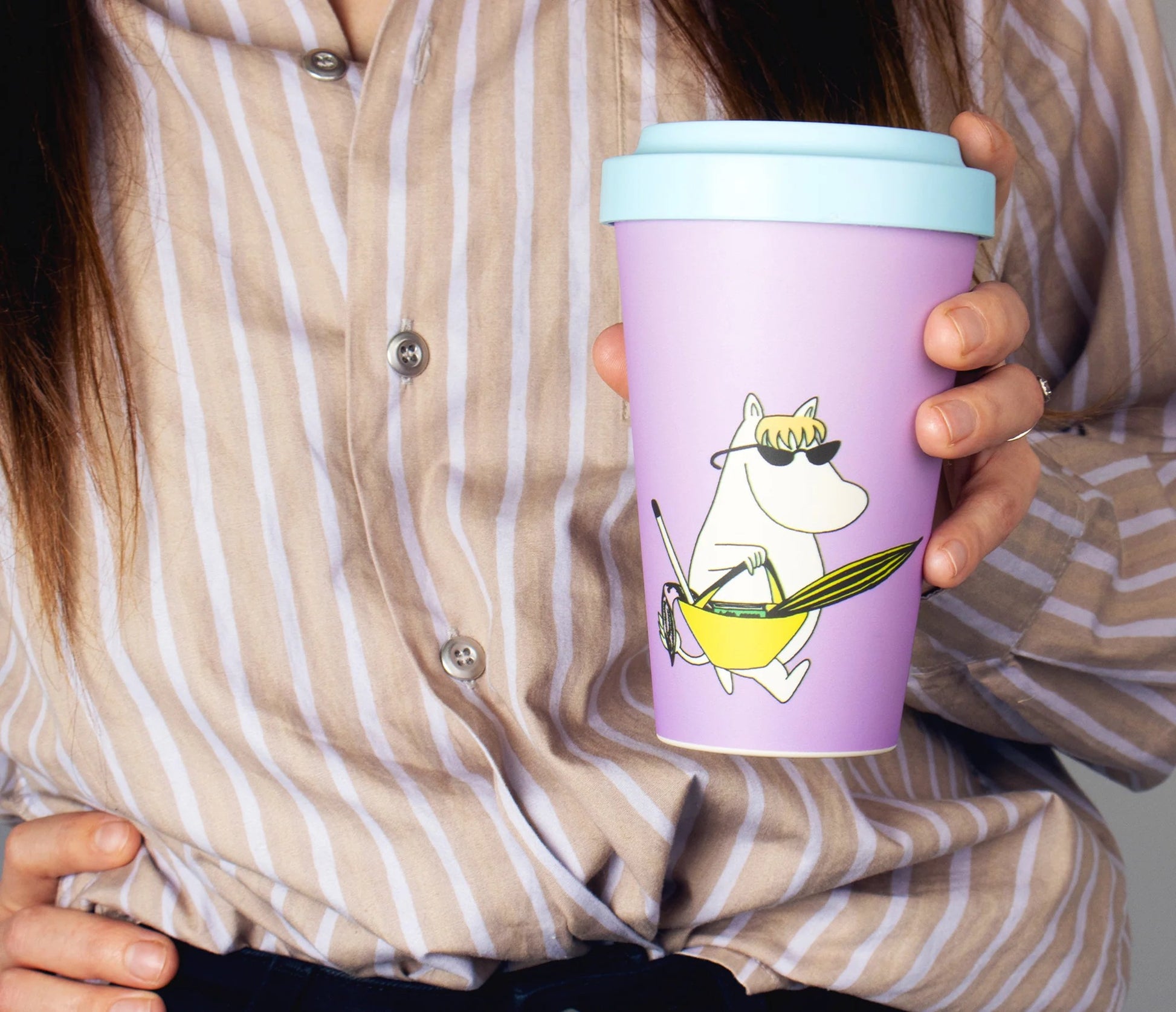 Snorkmaiden at The Beach Takeaway Mug - Aamu.co.uk - NordicBuddies - Aamu.co.uk