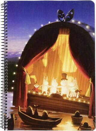 Moomin Wirebound Spiralbound Notebook A4/80 - Squares - Random cover Image