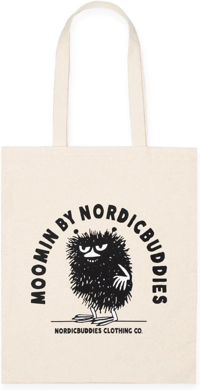 Stinky Plotting, Moomin Tote Bag, Beige