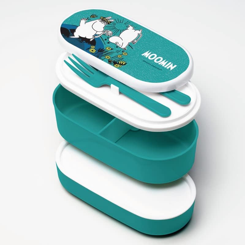Moomin Stacked Bento Box Lunch Box with Cutlery