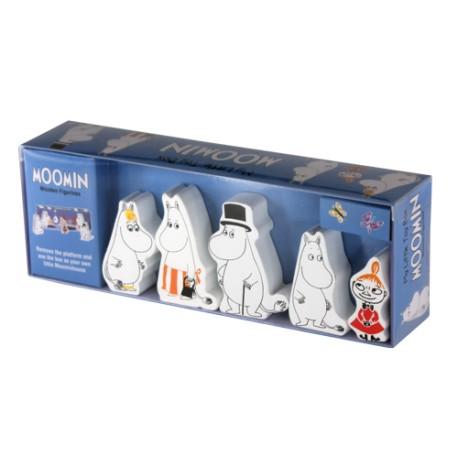 Moomin Family Wooden Figurine 5-set