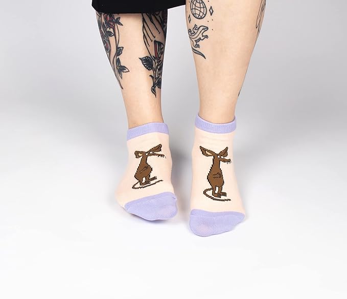 Sniff Happy Ladies Moomin Ankle Socks, Beige, EU36-42 - Aamu.co.uk - NordicBuddies - Aamu.co.uk