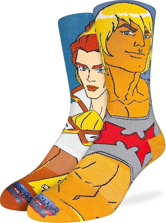 Good Luck Sock Men's Masters of the Universe & He-Man Socks, Adult, One Size