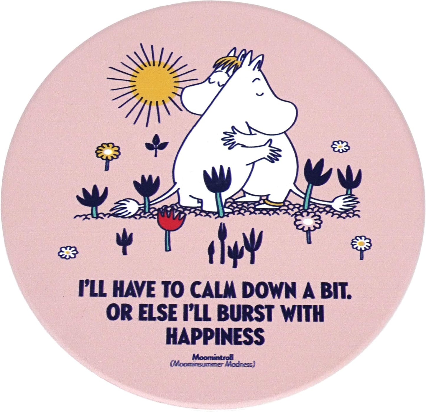 Moomin Hug Ceramic Single Coffee Mug Coaster