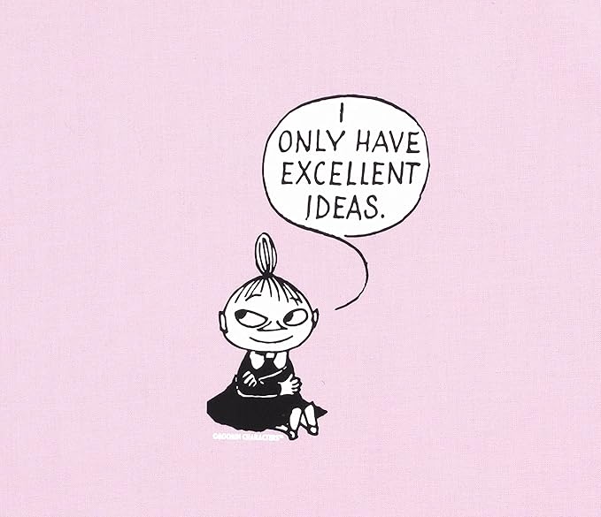 Little My Idea Moomin Tote Bag, Pink, One size