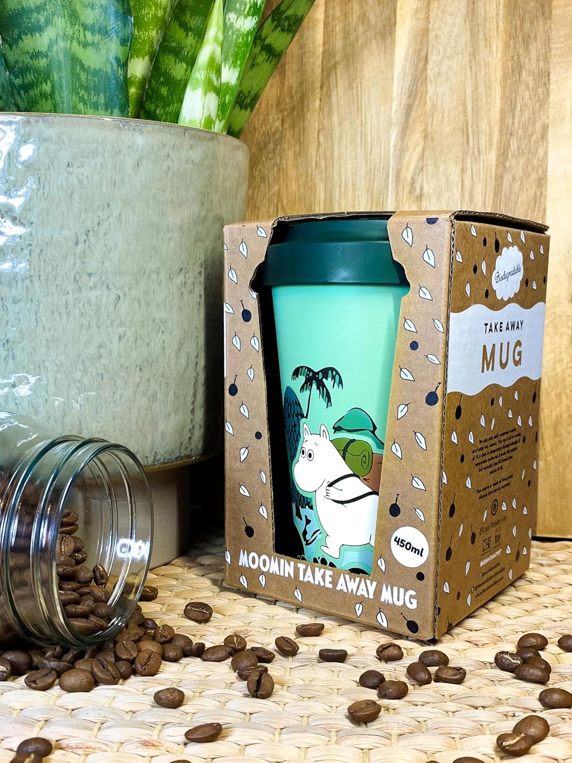 Nordicbuddies Moomintroll Adventure Takeaway Mug PLA 450 ml - Aamu.co.uk - NordicBuddies - Aamu.co.uk