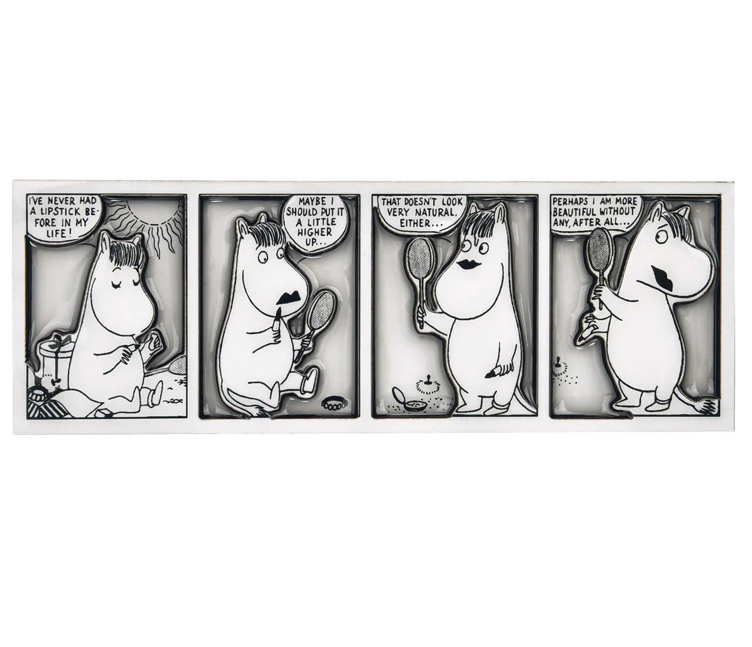 Comic strip fridge magnet - Moomin