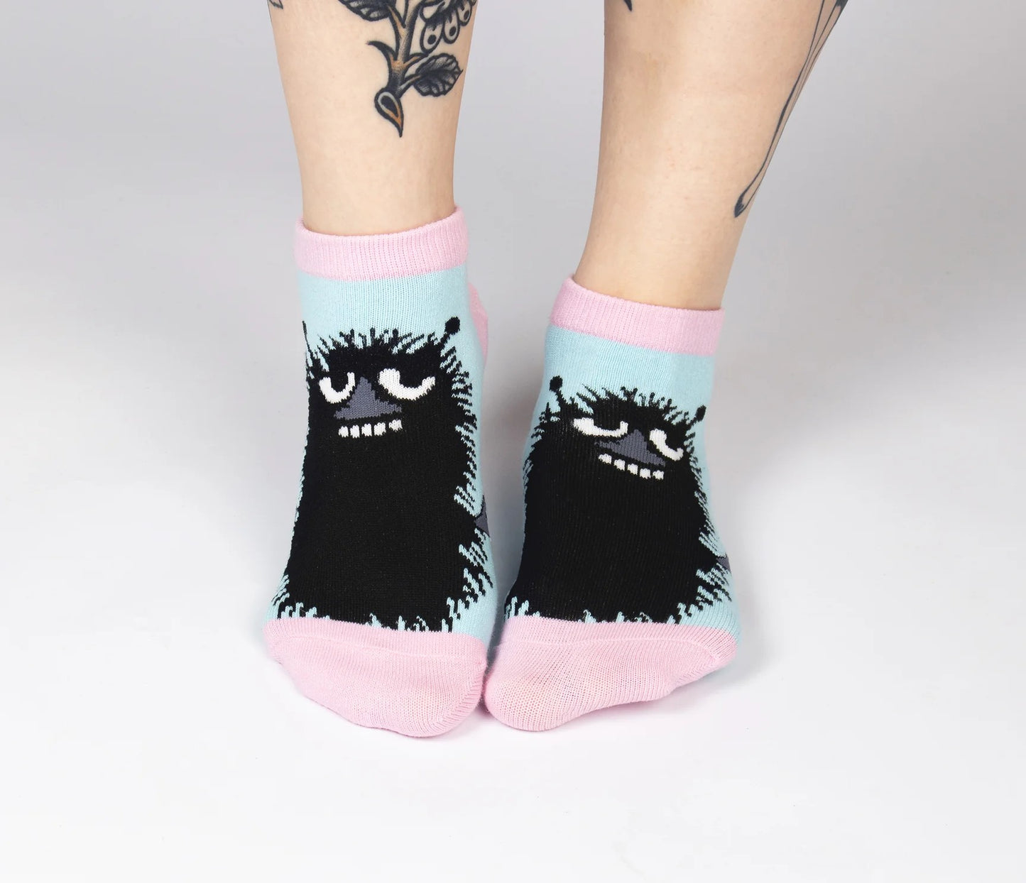 Stinky, Ladies Moomin Ankle Socks, Pink/Light blue, EU36-42, UK3-9