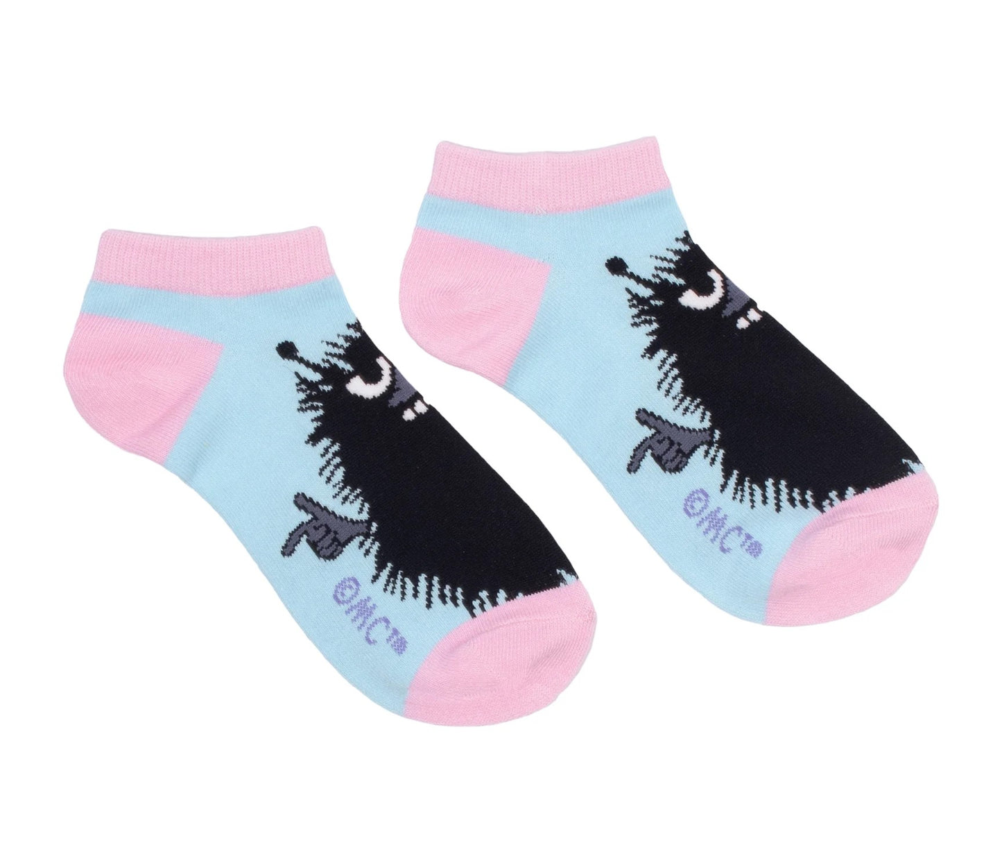 Stinky, Ladies Moomin Ankle Socks, Pink/Light blue, EU36-42, UK3-9