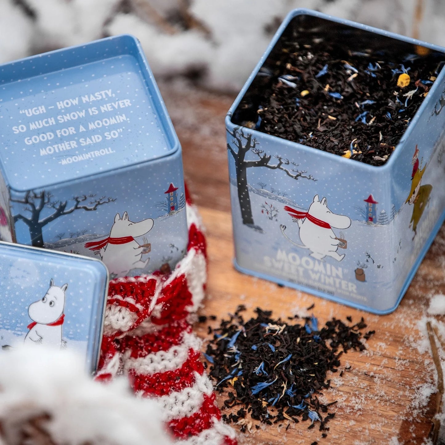 Moomin Sweet Winter Tea - Metal Tin - 100g - Aamu.co.uk - Nordqvist - Aamu.co.uk