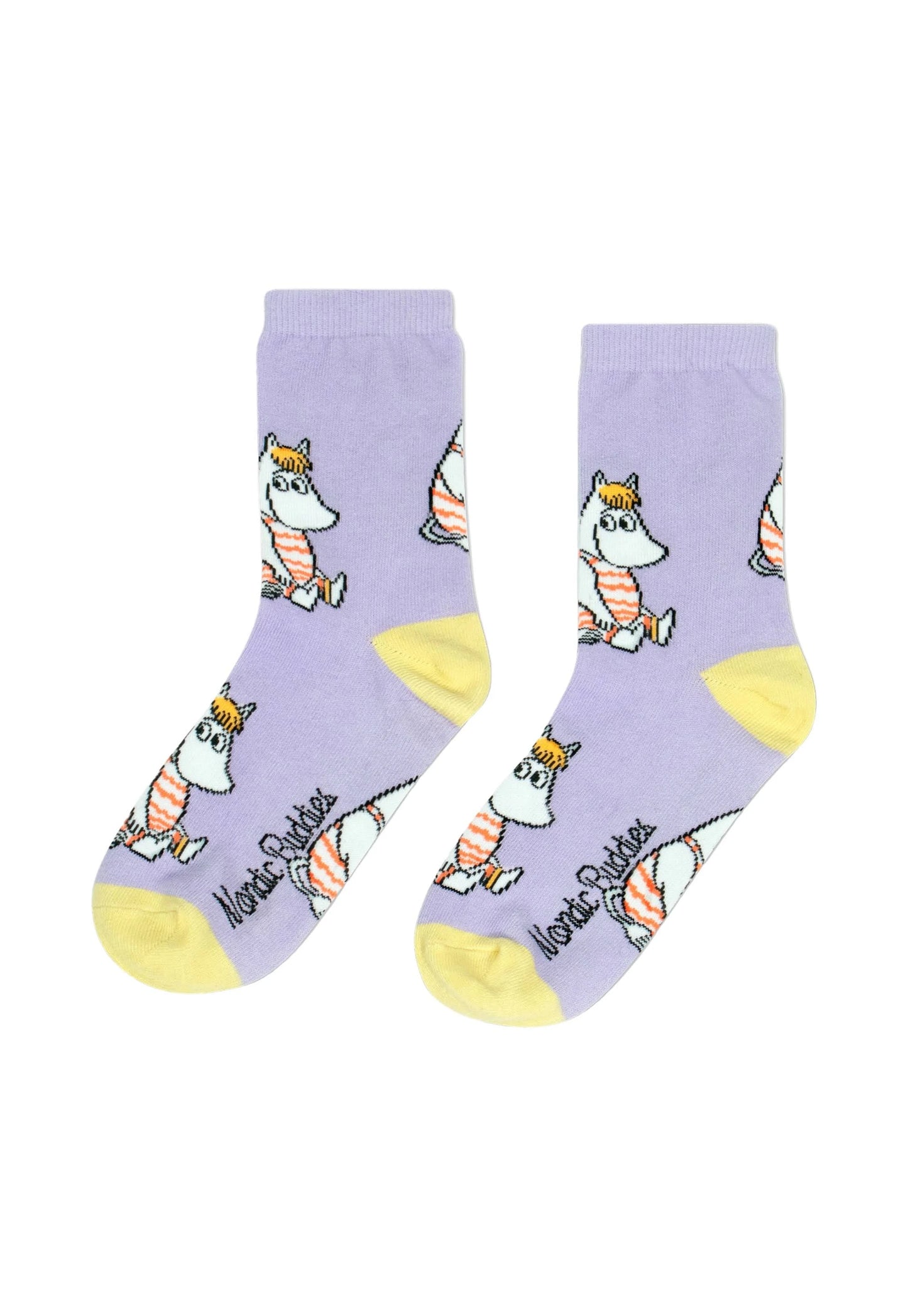 Snorkmaiden At The Beach Ladies Moomin Socks, Purple, EU36-42
