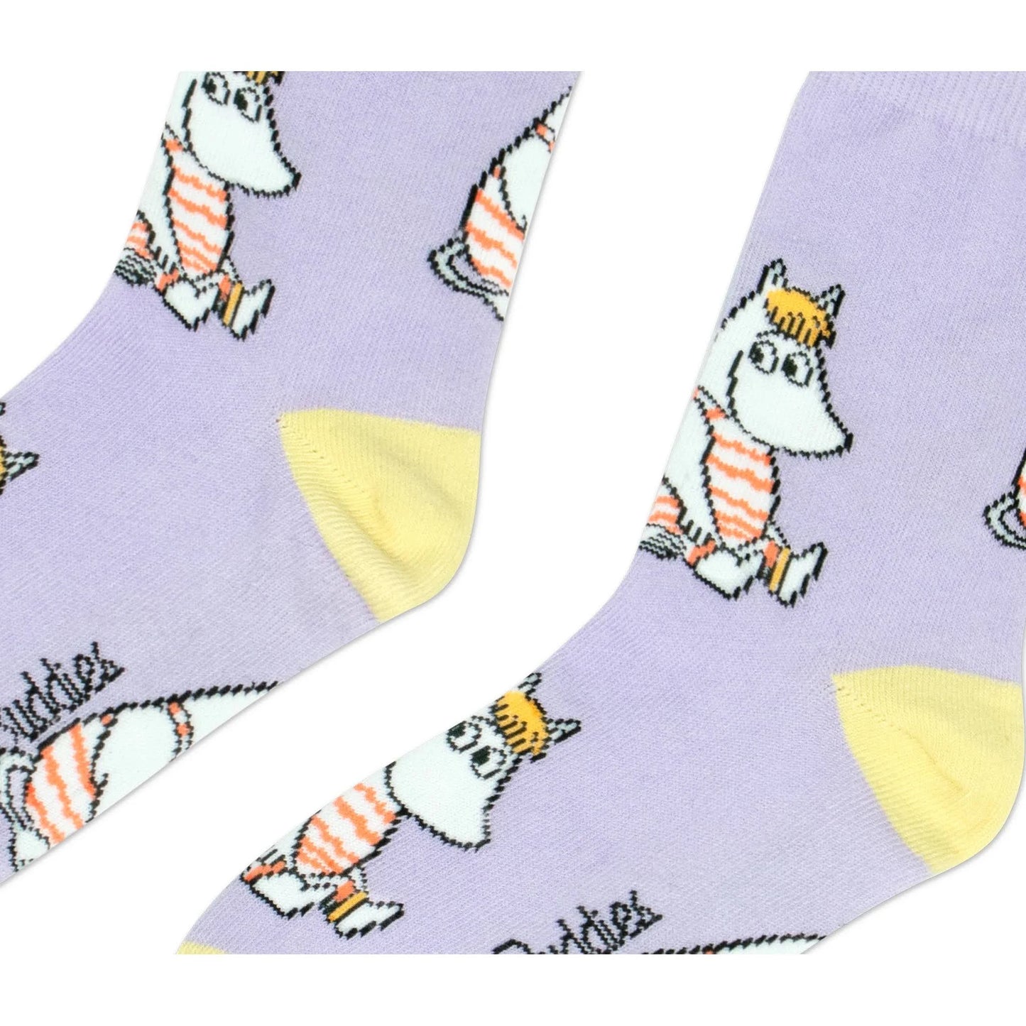 Snorkmaiden At The Beach Ladies Moomin Socks, Purple, EU36-42