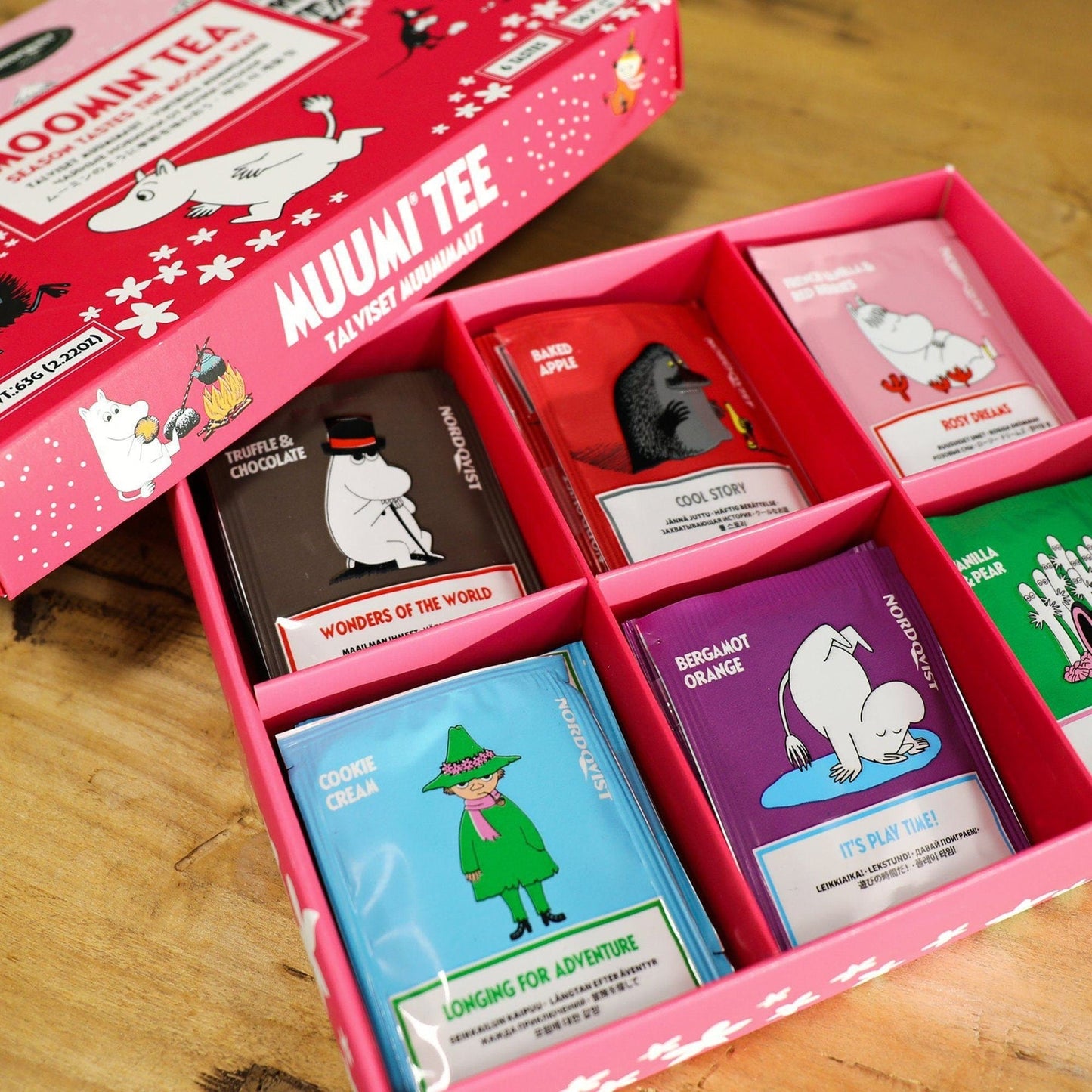 Season Tastes The Moomin Way - Moomin Tea - 6 Flavours - Aamu.co.uk - Nordqvist - Aamu.co.uk