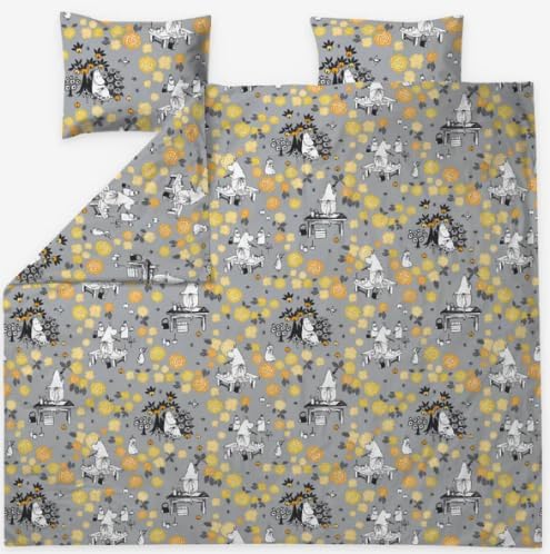 Moomin Double Bed Duvet Cover Set - Finlayson - Moominmamma is daydreaming