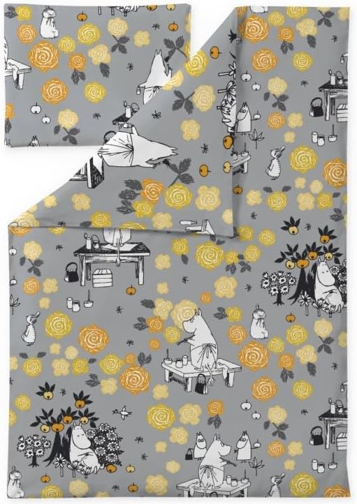 Moomin Baby Bed Duvet Cover Set - Finlayson - Moominmamma is daydreaming