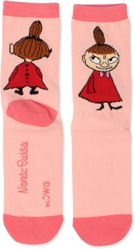 Little My Butt Ladies Moomin Socks, Pink, EU36-42