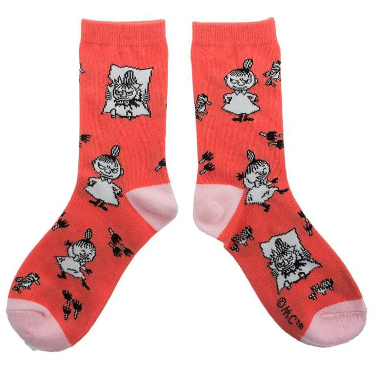 Little My Happiness Ladies Moomin Socks, Red, EU36-42