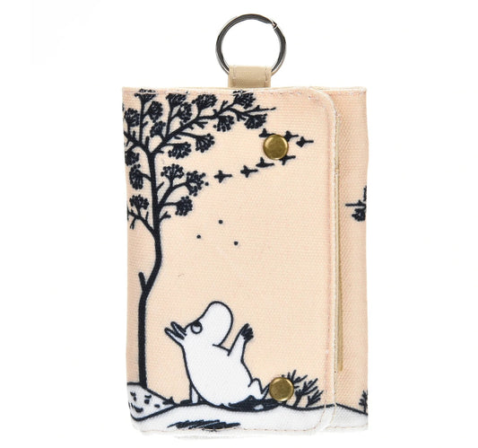Canvas Wallet - Moomintroll Under The Tree - Canvas Wallet - Beige