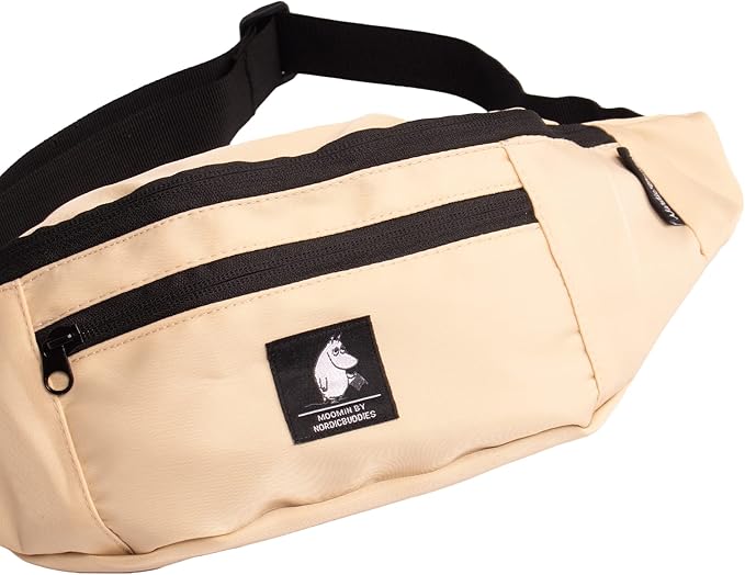 Moominpappa Humble Moomin Waist Bag, Beige, One Size