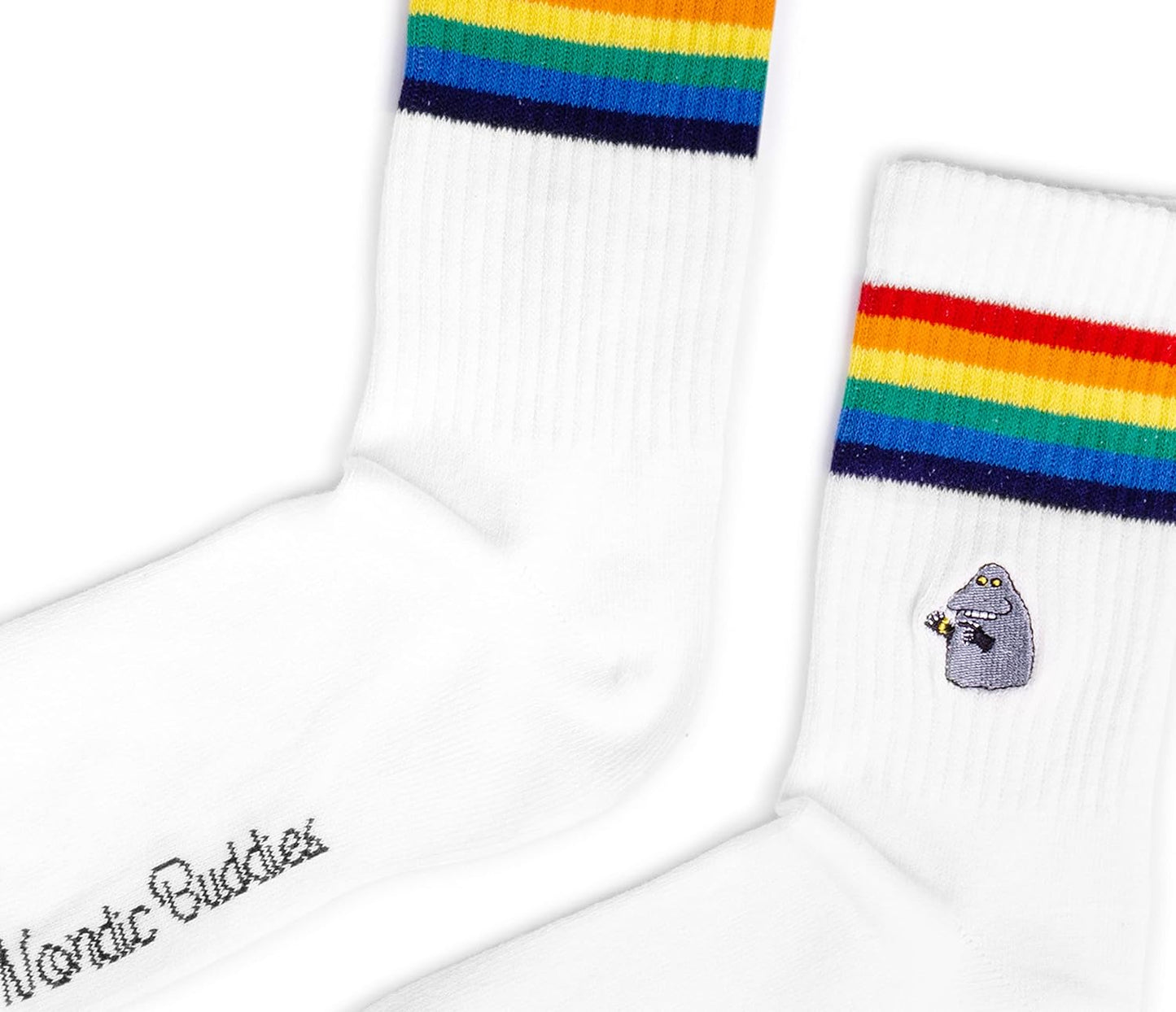 The Groke Ladies Moomin Socks, White, EU36-42, UK3-9