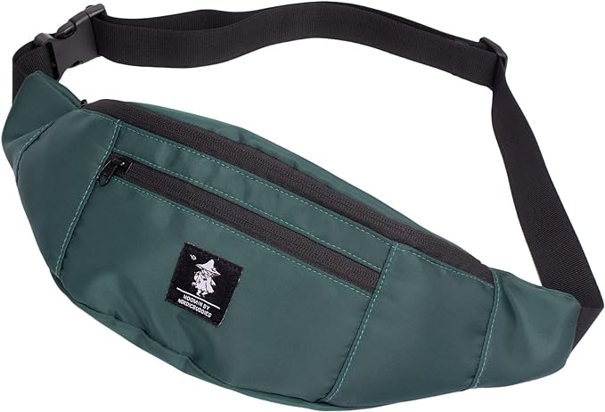 Snufkin Adventure Moomin Waist Bag, Green, One Size