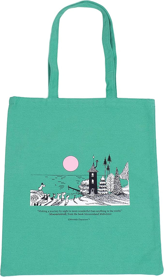 Moominvalley Moomin Tote Bag, Green, One size