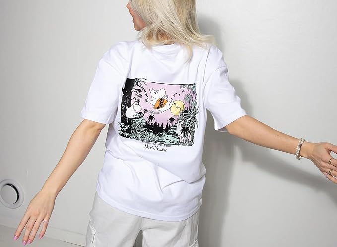 T-Shirt - Moomin Jungle - White