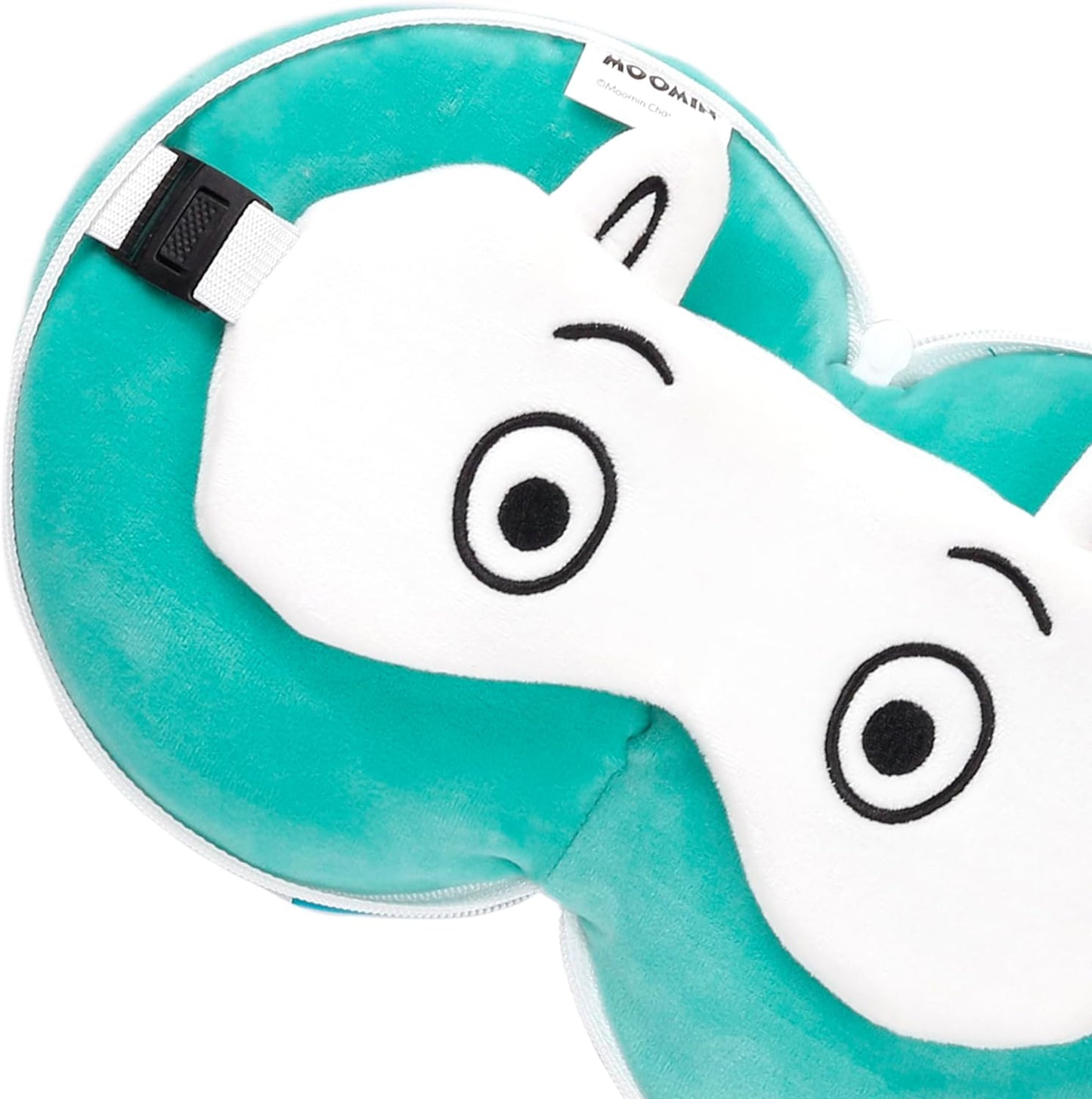 Relaxeazzz Moomin Plush Travel Pillow & Eye Mask