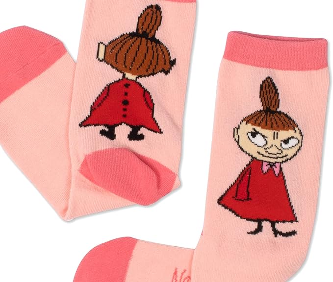 Little My Butt Ladies Moomin Socks, Pink, EU36-42