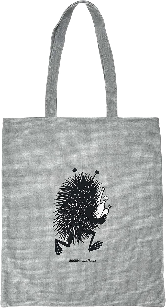 Stinky Pranking Moomin Tote Bag, Grey, One size