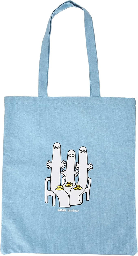 Hattifatteners Chilling Moomin Tote Bag, Blue, One size