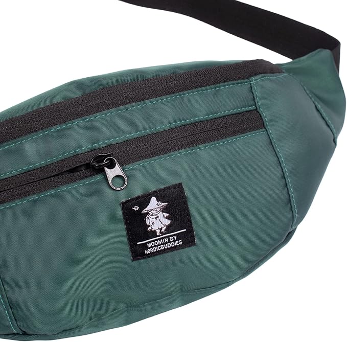 Snufkin Adventure Moomin Waist Bag, Green, One Size