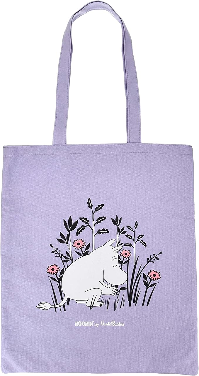 Moomintroll in the Nature Moomin Tote Bag, Lilac, One size