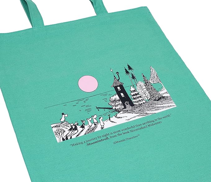 Moominvalley Moomin Tote Bag, Green, One size