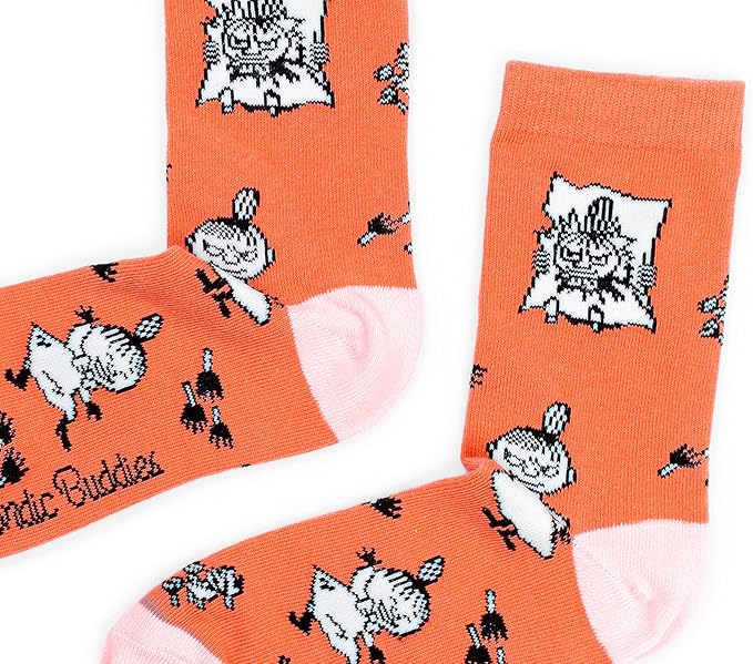 Little My Happiness Ladies Moomin Socks, Red, EU36-42