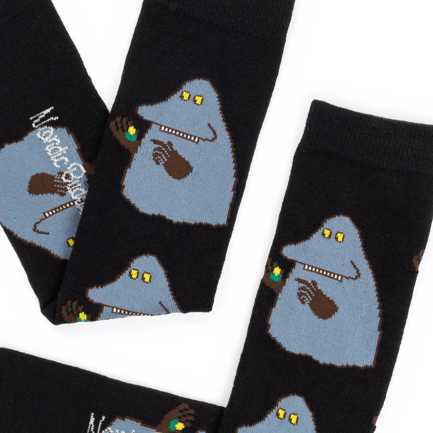 Groke Moomin Socks Black/grey Size EU: 40-45