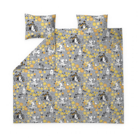 Moomin Double Bed Duvet Cover Set - Finlayson - Moominmamma is daydreaming - Aamu.co.uk - Finlayson