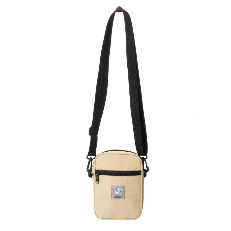 Moomintroll Running Moomin Urban Neck Bag Luggage-Messenger, Beige, One Size